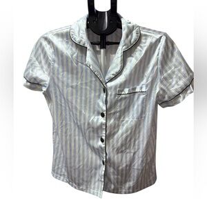 LYANER / stripe  Silk Satin Pajamas p20